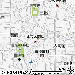 愛知県一宮市奥町貴船東25周辺の地図
