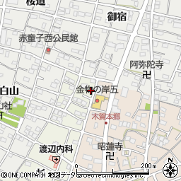 愛知県江南市木賀町杉26周辺の地図