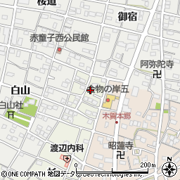 愛知県江南市木賀町杉29周辺の地図