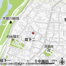 愛知県一宮市奥町堤下二9周辺の地図