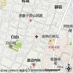 愛知県江南市木賀町杉17周辺の地図