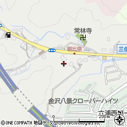 神奈川県横浜市金沢区朝比奈町511周辺の地図