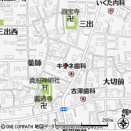愛知県一宮市奥町貴船東1周辺の地図