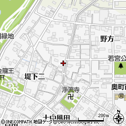 愛知県一宮市奥町堤下一295周辺の地図