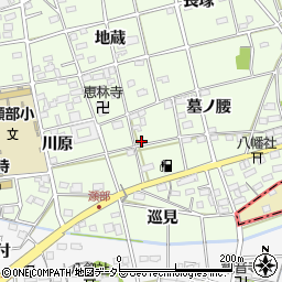 愛知県一宮市瀬部神明周辺の地図