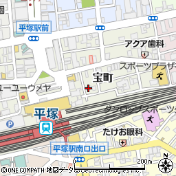 相州長屋 湘南平塚店周辺の地図