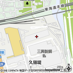 東新工場本社工場周辺の地図