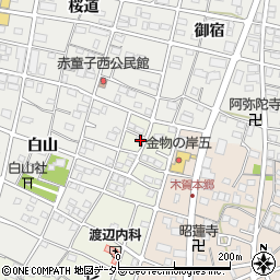 愛知県江南市木賀町杉14周辺の地図