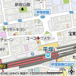 ウェンディーズ・ファーストキッチン平塚店周辺の地図