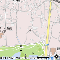 神奈川県茅ヶ崎市中島1001-3周辺の地図