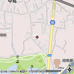 神奈川県茅ヶ崎市中島1196-2周辺の地図
