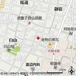 愛知県江南市木賀町杉11周辺の地図