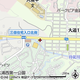 読売新聞　六浦駅前サービスセンター周辺の地図