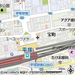 静岡銀行平塚支店 ＡＴＭ周辺の地図