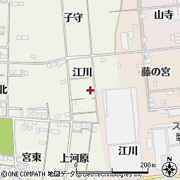 愛知県一宮市今伊勢町馬寄（江川）周辺の地図
