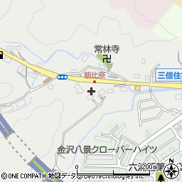 神奈川県横浜市金沢区朝比奈町513周辺の地図