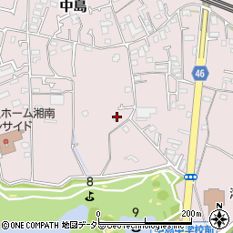 神奈川県茅ヶ崎市中島979周辺の地図