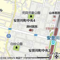 京進小中部安曇川校周辺の地図