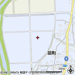 京都府綾部市舘町三十代周辺の地図