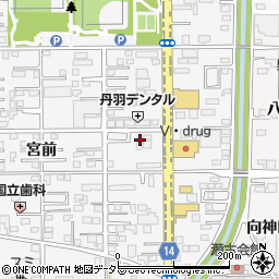 愛知県一宮市奥町神田18周辺の地図