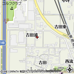 愛知県一宮市今伊勢町馬寄吉田浦40-5周辺の地図