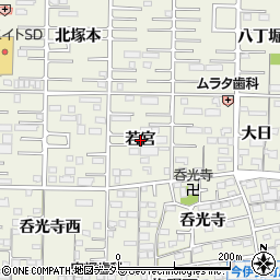 愛知県一宮市今伊勢町馬寄（若宮）周辺の地図
