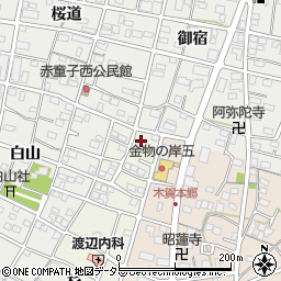 愛知県江南市木賀町杉24周辺の地図