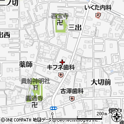 愛知県一宮市奥町貴船東21周辺の地図