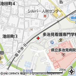 岐阜県多治見市前畑町5丁目56周辺の地図