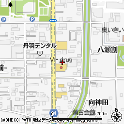 愛知県一宮市奥町神田周辺の地図