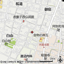 愛知県江南市木賀町杉3周辺の地図
