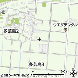岐阜県大垣市多芸島周辺の地図