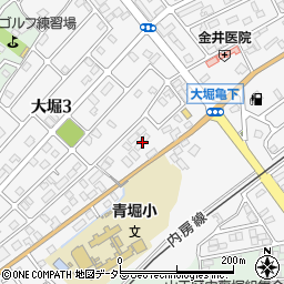 千葉県富津市大堀552周辺の地図