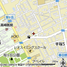 神奈川県平塚市中里45-7周辺の地図
