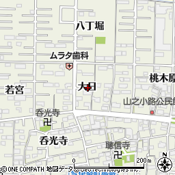 愛知県一宮市今伊勢町馬寄大日周辺の地図