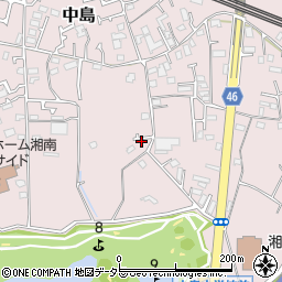 神奈川県茅ヶ崎市中島1001-8周辺の地図