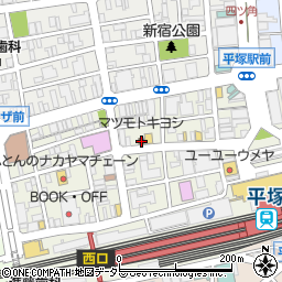 マツモトキヨシ平塚パールロード店周辺の地図