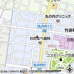 岐阜県羽島市竹鼻町丸の内10丁目57周辺の地図