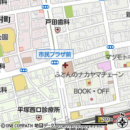 食べ放題・飲み放題 大好きや 平塚西口店周辺の地図
