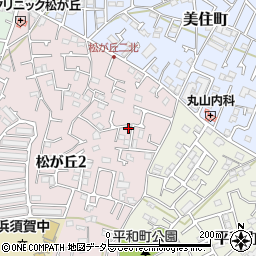 湘南松が丘Ａ周辺の地図