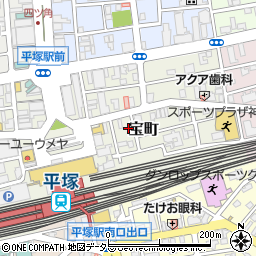 タイムズ平塚宝町第７駐車場周辺の地図