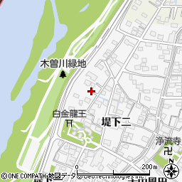 愛知県一宮市奥町堤下一29周辺の地図