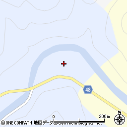 兵庫県養父市大屋町筏794周辺の地図