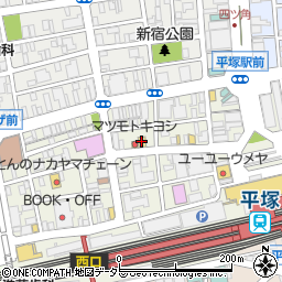 海鮮居酒屋 月のダイニング うさぎ 平塚店周辺の地図