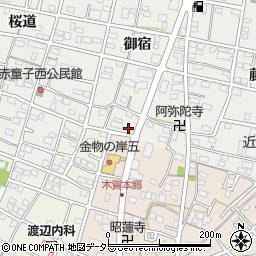 愛知県江南市赤童子町御宿124周辺の地図