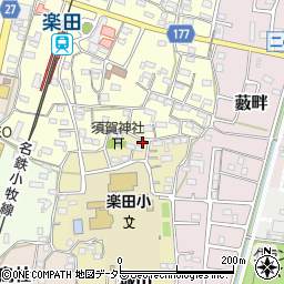 愛知県犬山市城山84-8周辺の地図
