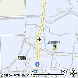 京都府綾部市舘町シボラ周辺の地図