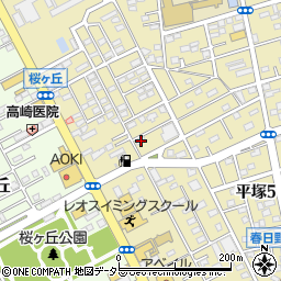 神奈川県平塚市中里45-13周辺の地図