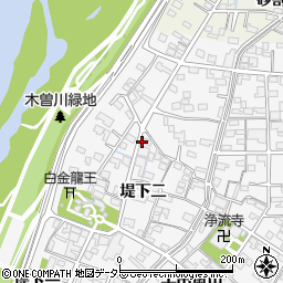 愛知県一宮市奥町堤下二15周辺の地図
