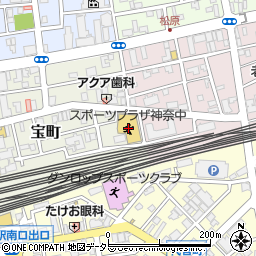 神奈中フィットネスクラブ・ライフティック周辺の地図